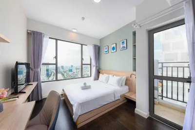 Appartement met drie slaapkamers — Hikari Rivergate Apartments - Free Pool, Free Internet SIM for 3 nights, Free Pick Up for 5 nights